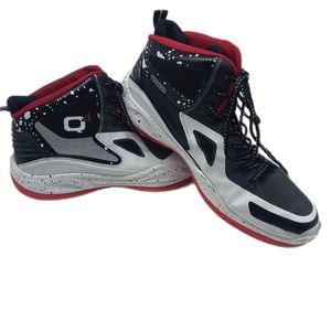 Q4 NFORCER Basketball Athletics Shoes. Black and Red. Size 12
